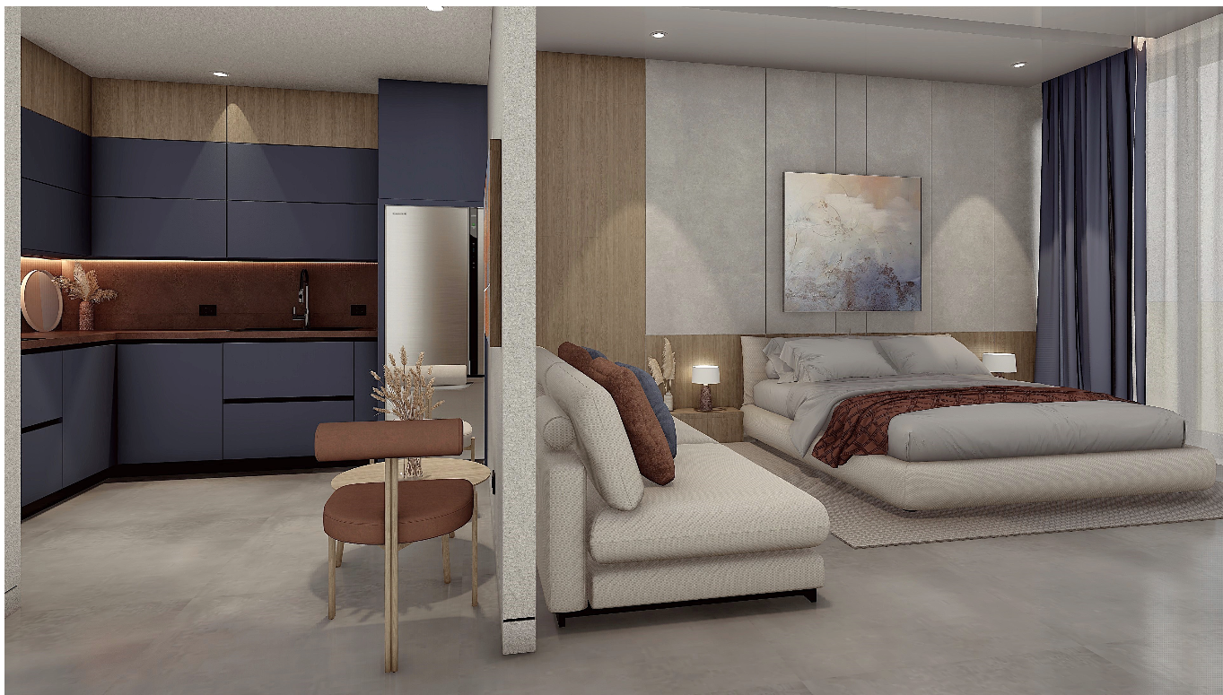 Studio Apartment (Unit 201)